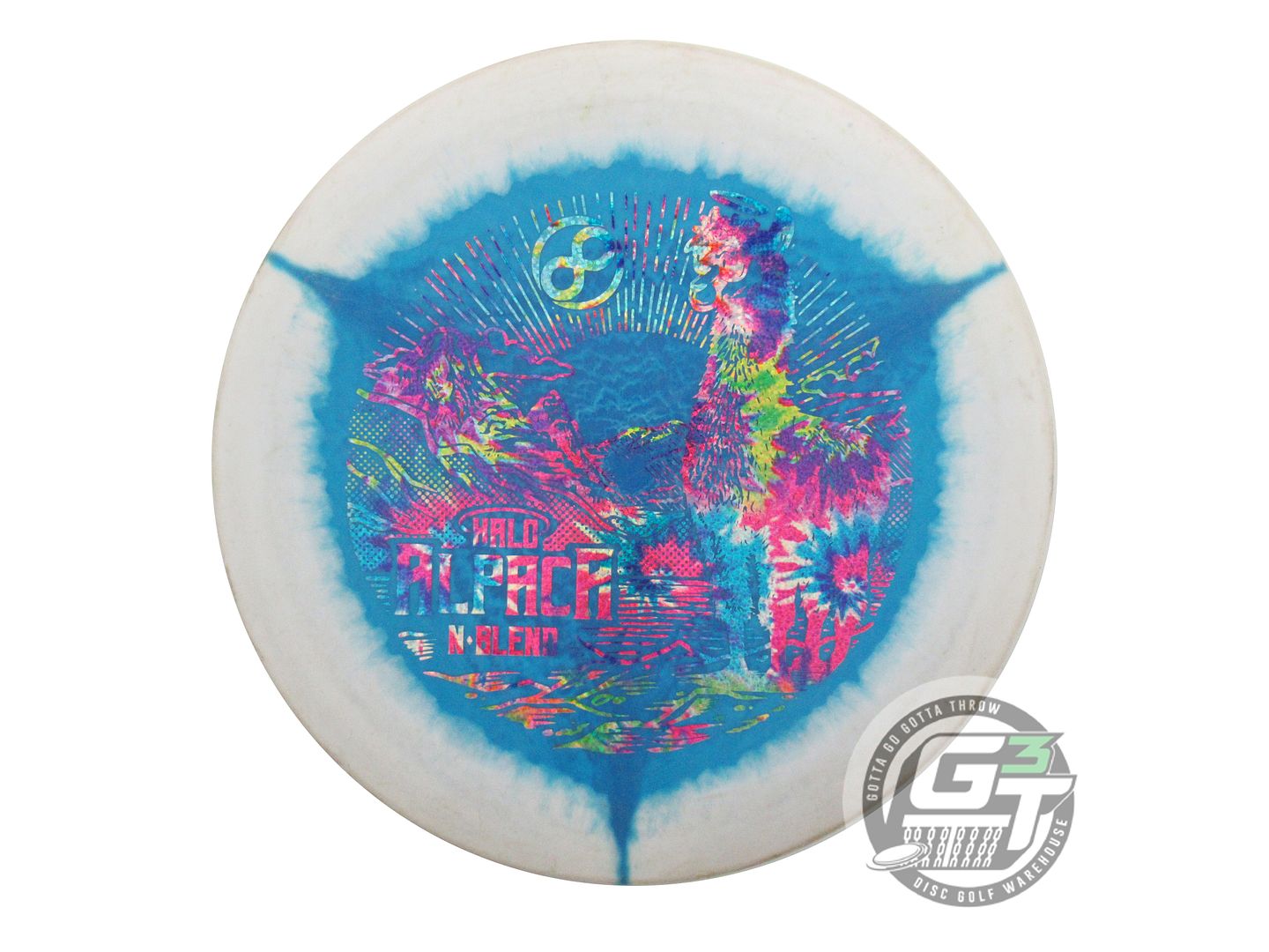 USED Infinite Halo N-Blend Alpaca 175g White-Blue Putter Golf Disc