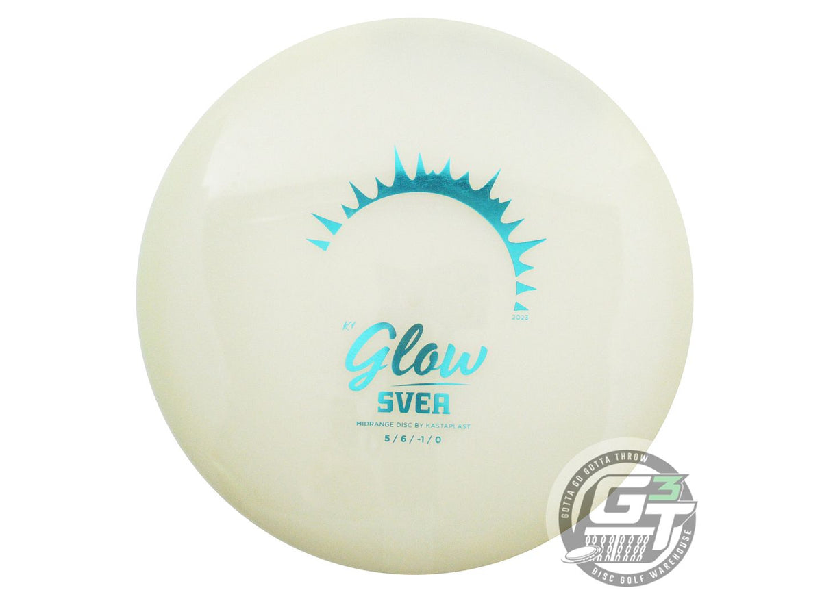 USED Kastaplast K1 Glow Svea 177g Aqua Foil Midrange Golf Disc