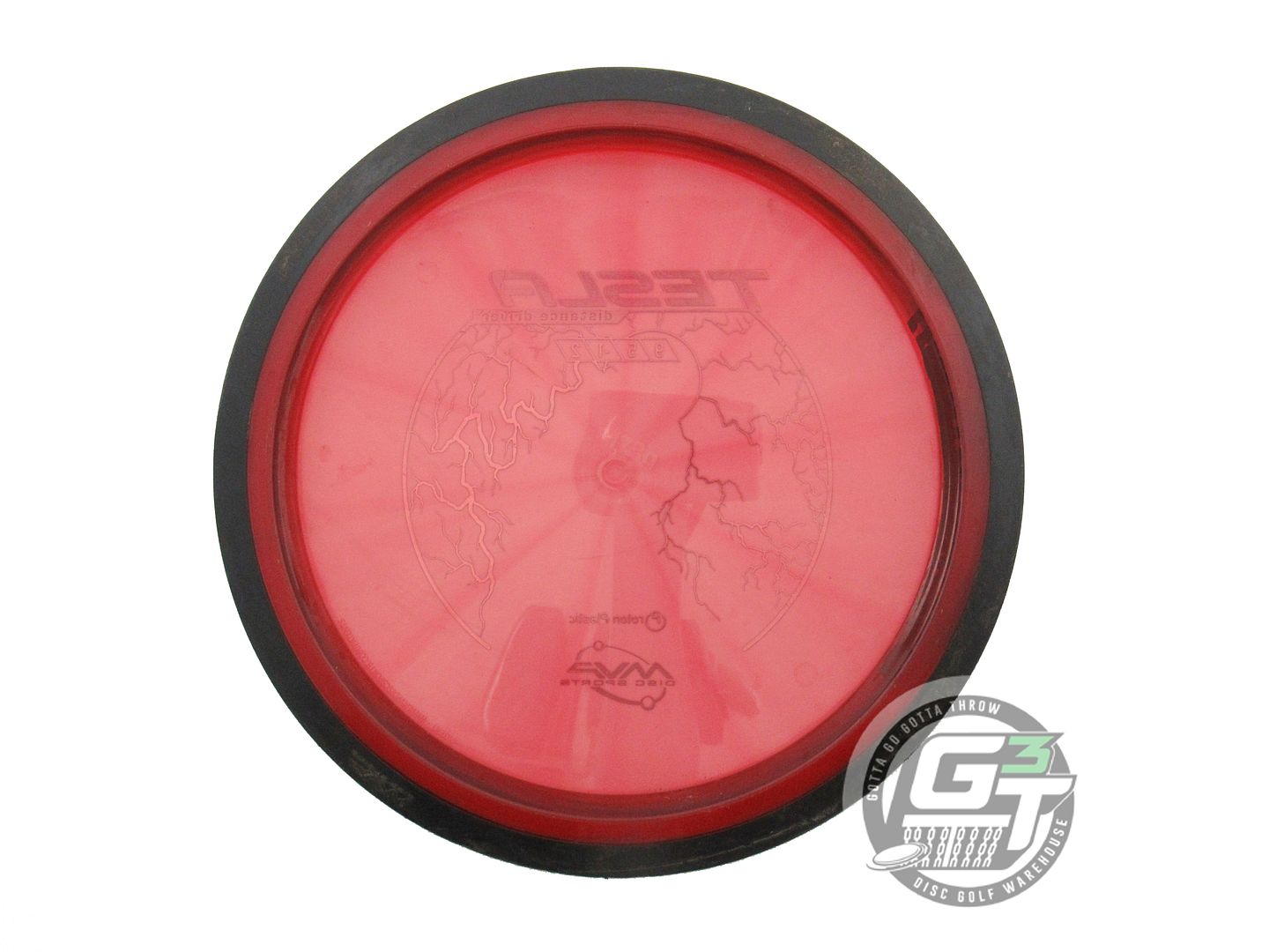 USED MVP Disc Sports Proton Tesla 173g Red Distance Driver Golf Disc