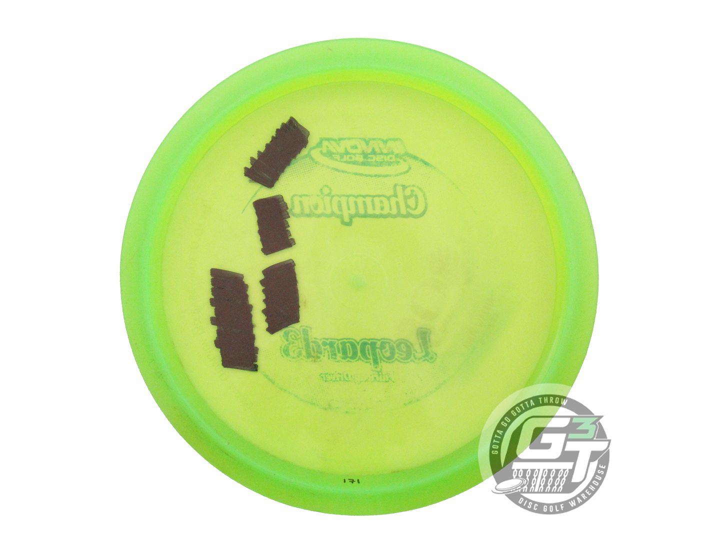 USED Innova Champion Leopard3 171g Lime Blue Foil Fairway Driver Golf Disc