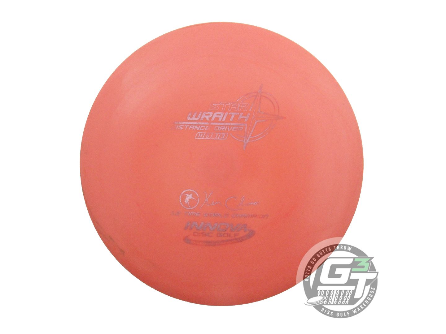 USED Innova Star Wraith 172g Salmon Pink Foil Distance Driver Golf Disc