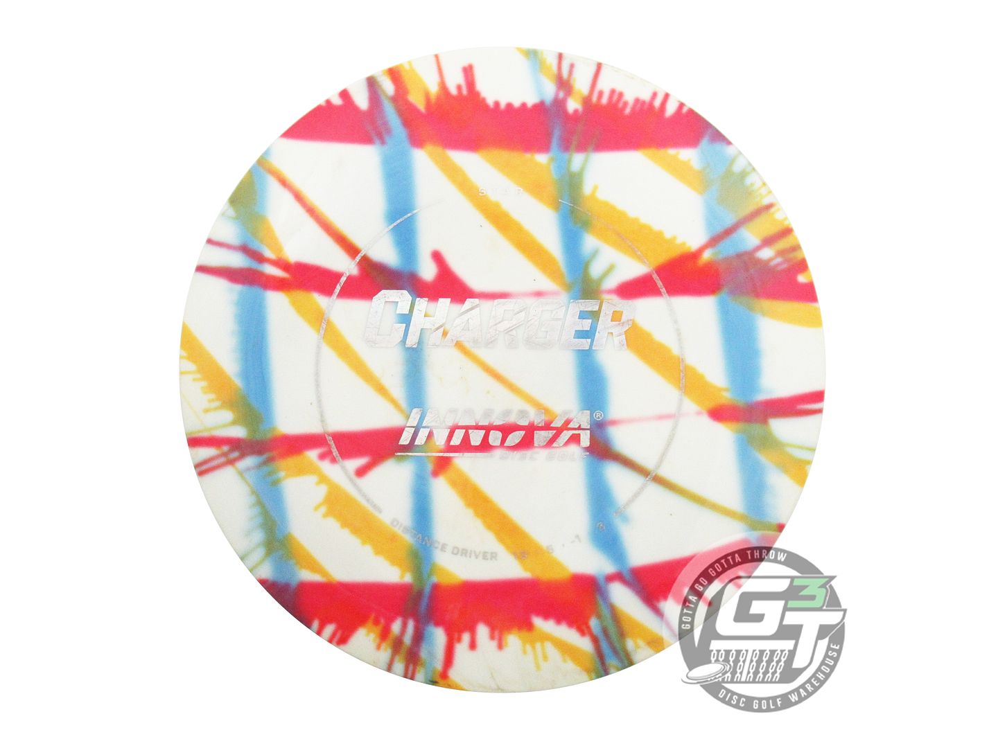 USED Innova I-DYE Star Charger 175g Plaid Distance Driver Golf Disc