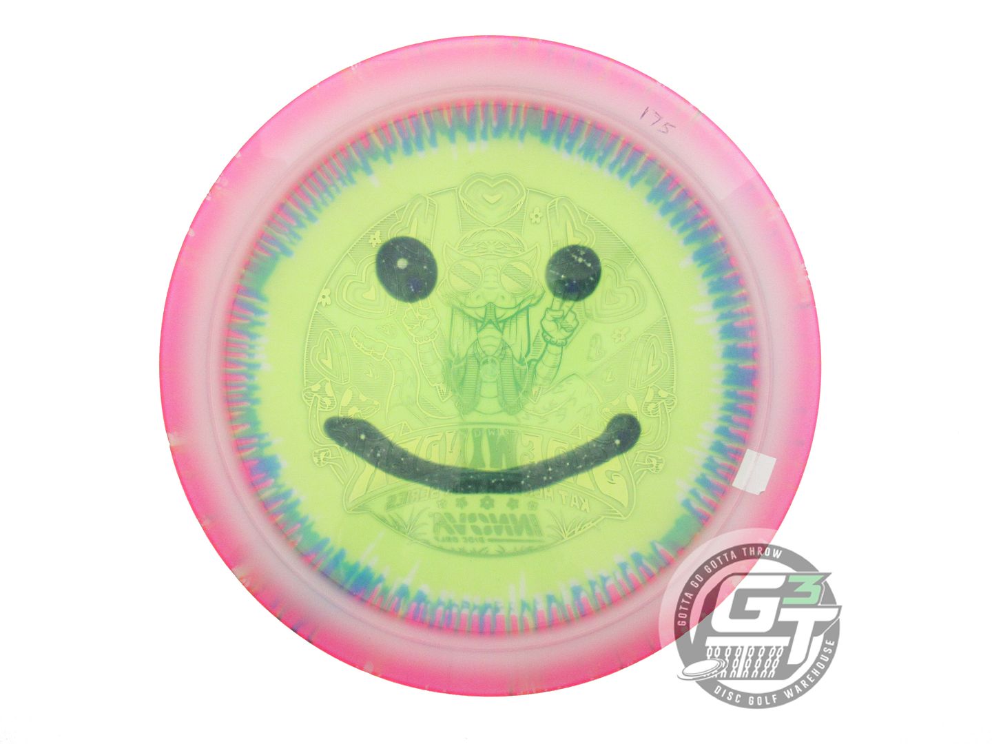 NOS Innova [MERTSCH] I-DYE Champion Sidewinder 175g Pink Burst Driver Golf Disc