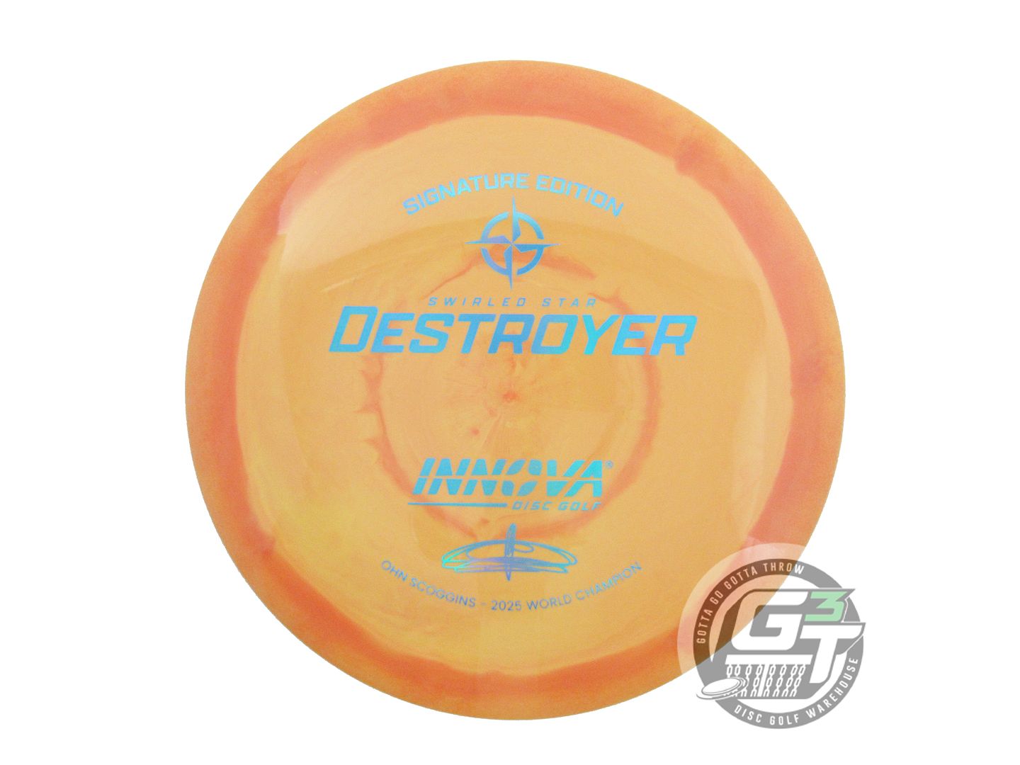Innova Signature Edition Ohn Scoggins 2025 World Champion Swirled Star Destroyer Distance Driver Golf Disc (Individually Listed) - Gotta Go Gotta Throw