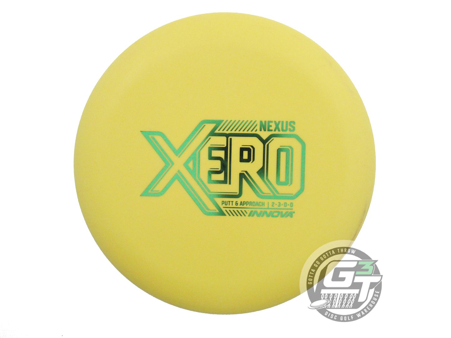 USED Innova Nexus Xero 179g Yellow Green Foil Putter Golf Disc