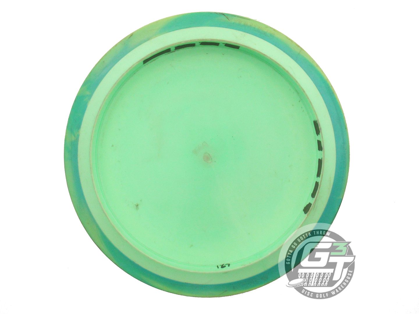 USED Axiom Discs [LIZOTTE] Fission Time Lapse 166g Lime Green Rim Driver Disc
