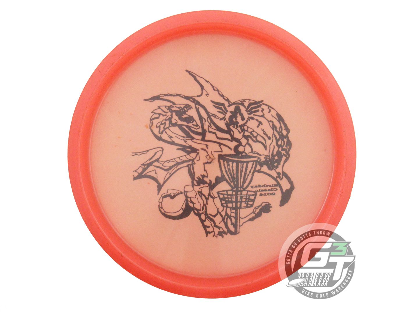 USED Discraft Z Buzzz SS 179g Salmon Black Stamp Midrange Golf Disc