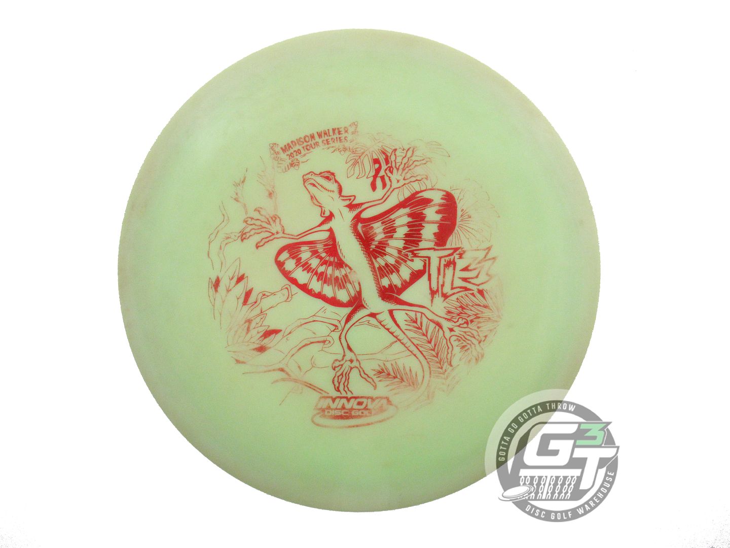 USED Innova [WALKER] Star TL3 158g Tan-Lime Red Foil Fairway Driver Golf Disc