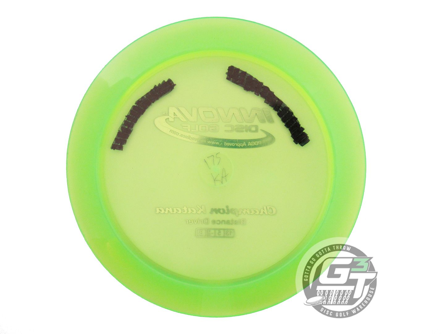 USED Innova Champion Katana 175g Lime Purple Foil Distance Driver Golf Disc