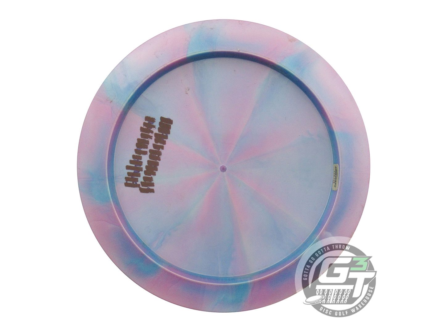 USED Discraft Titanium Nuke 174g Lilac-Blue Distance Driver Golf Disc