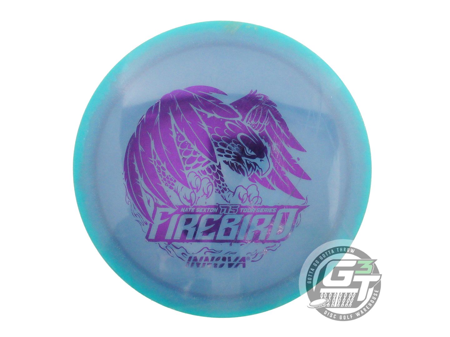 USED Innova [SEXTON] Proto Glow Halo Star Firebird 176g Teal-Blue Driver Disc