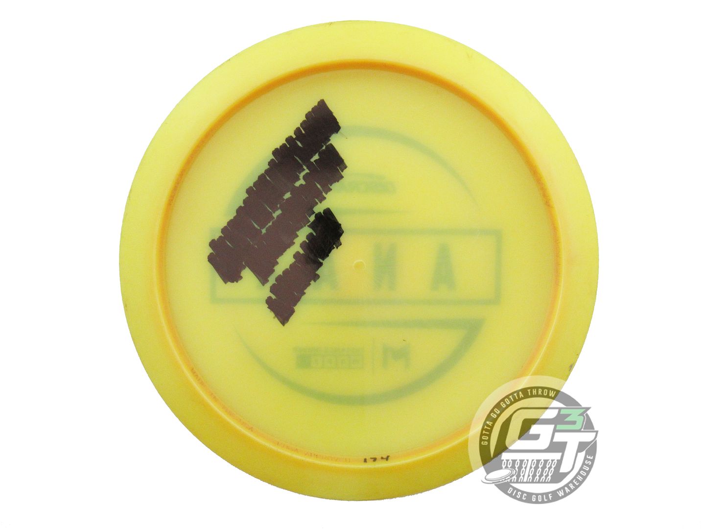 USED Discraft [McBETH] FIRST RUN ESP Anax 174g Yellow Black Stamp Driver Disc