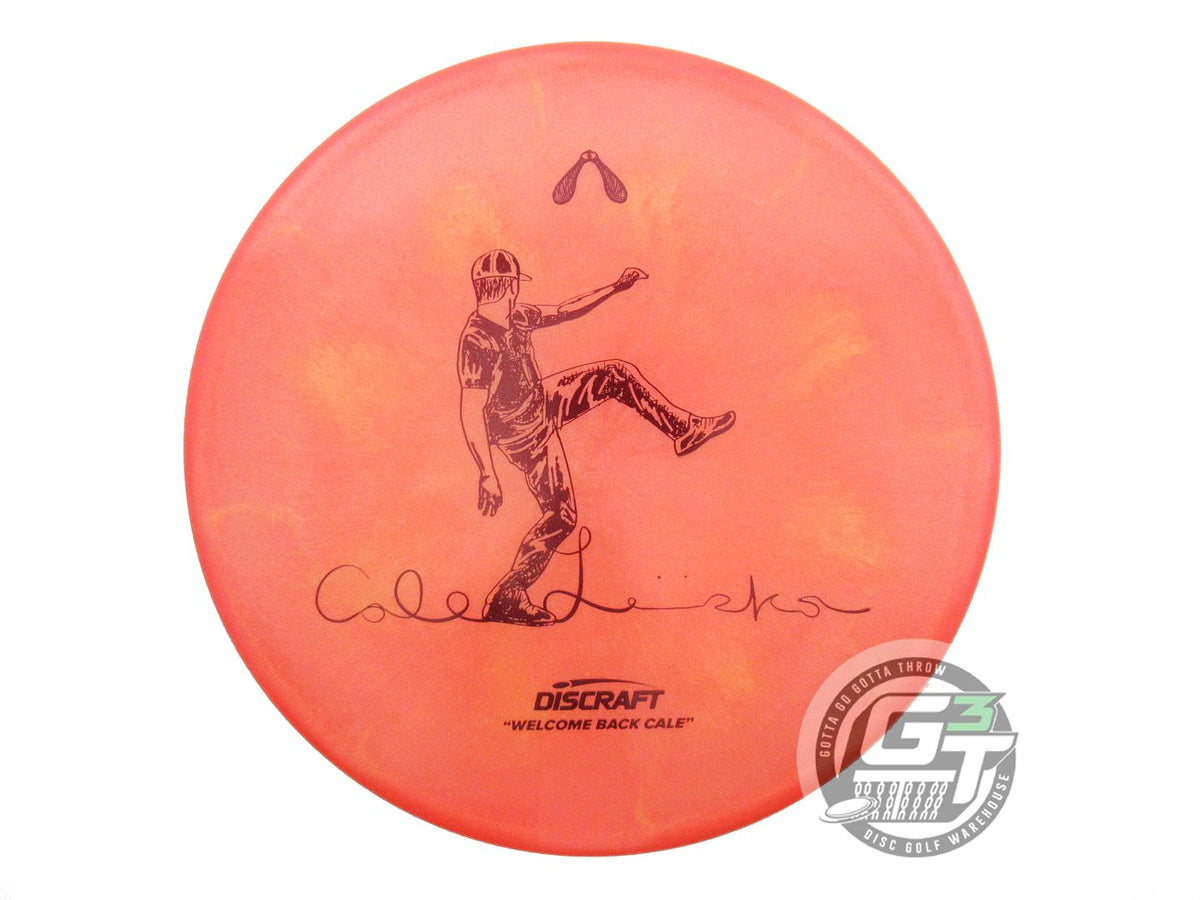 USED Discraft [LEIVISKA] Swirl ColorShift Z Zone 175g Orange Putter Golf Disc