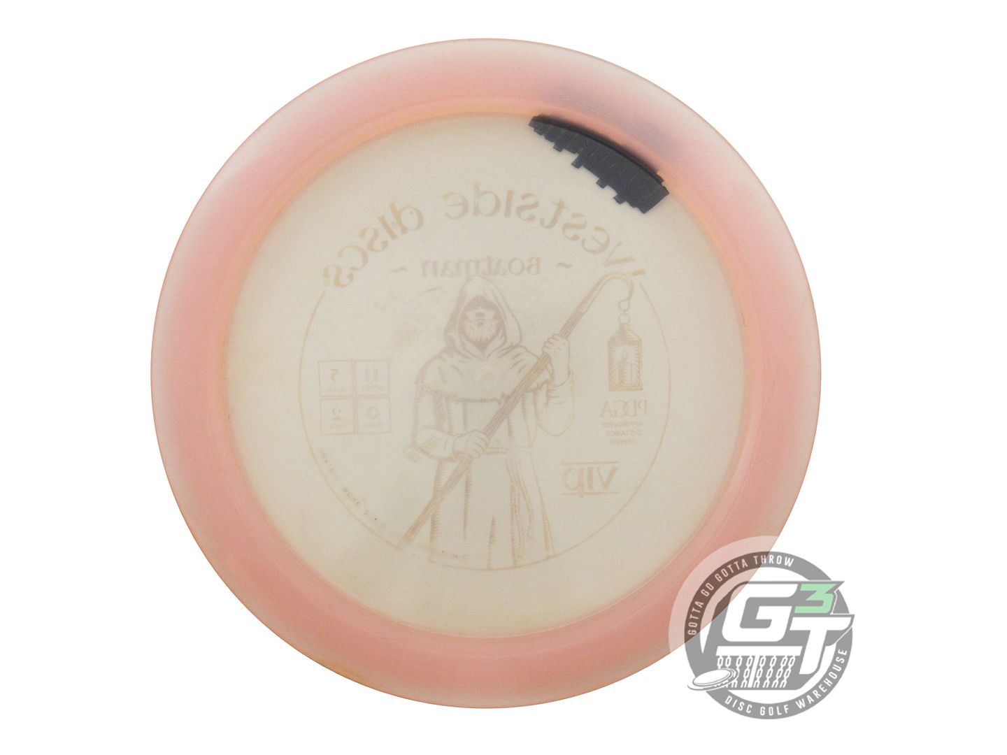 USED Westside Discs VIP Boatman 169g Lt. Pink Gold Foil Distance Driver Disc