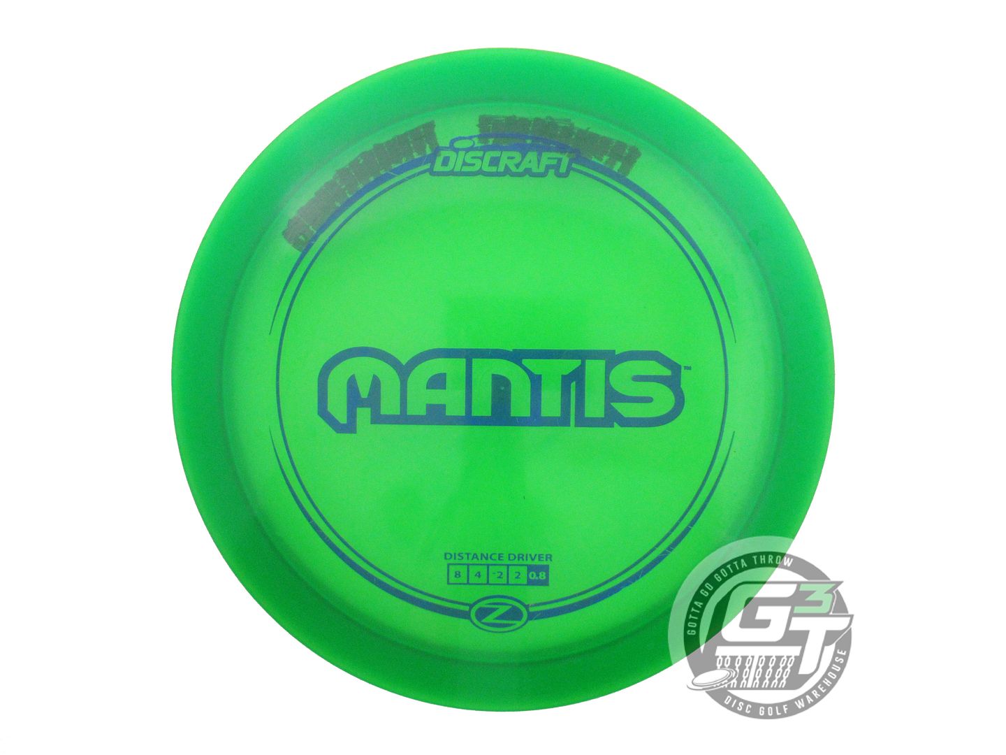 USED Discraft Z Mantis 166g Green Blue Stamp Fairway Driver Golf Disc