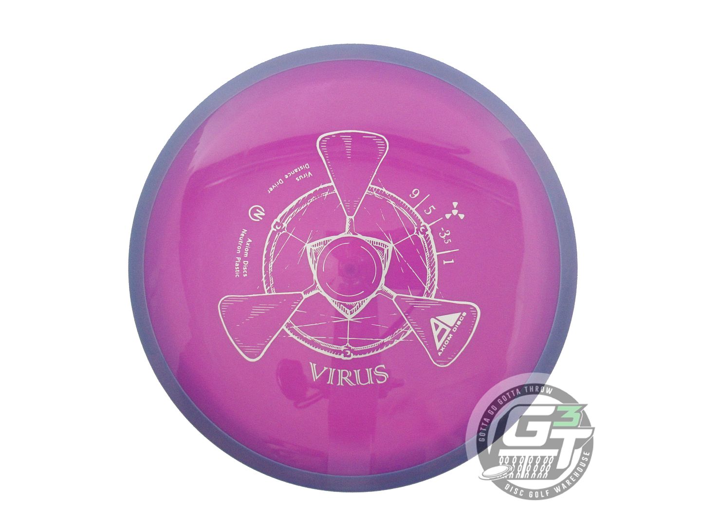 Axiom Neutron Virus Distance Driver Golf Disc (Individually Listed)