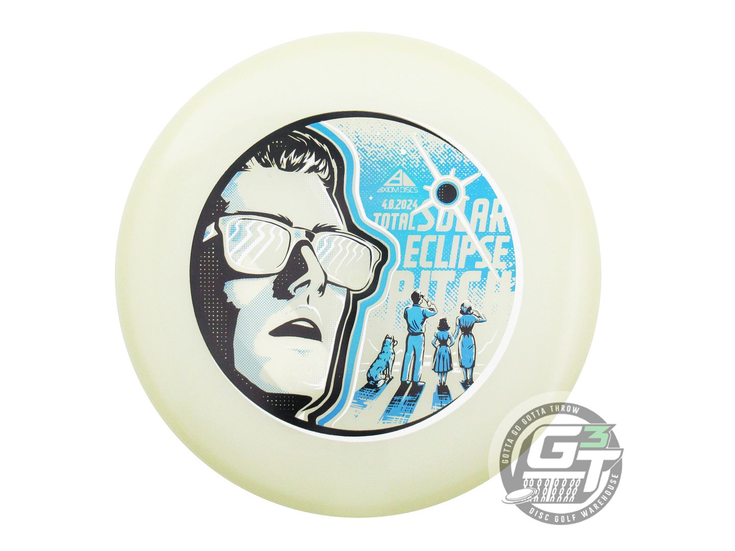 Axiom Commemorative Edition Total Eclipse Glow Proton Pitch Putter Golf Disc (Individually Listed)