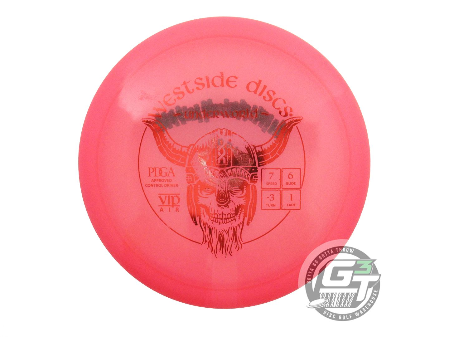 USED Westside Discs VIP AIR Underworld 159g Pink Red Foil Fairway Driver Disc