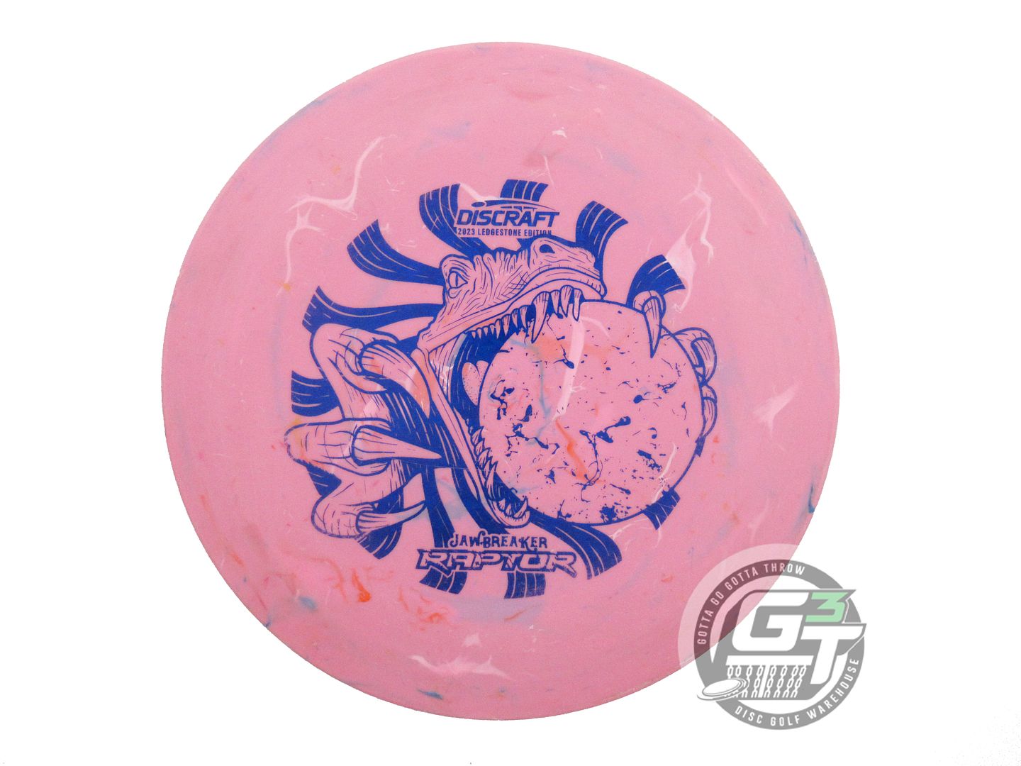 USED Discraft [LEDGESTONE] Jawbreaker Raptor 175g Pink Distance Driver Disc