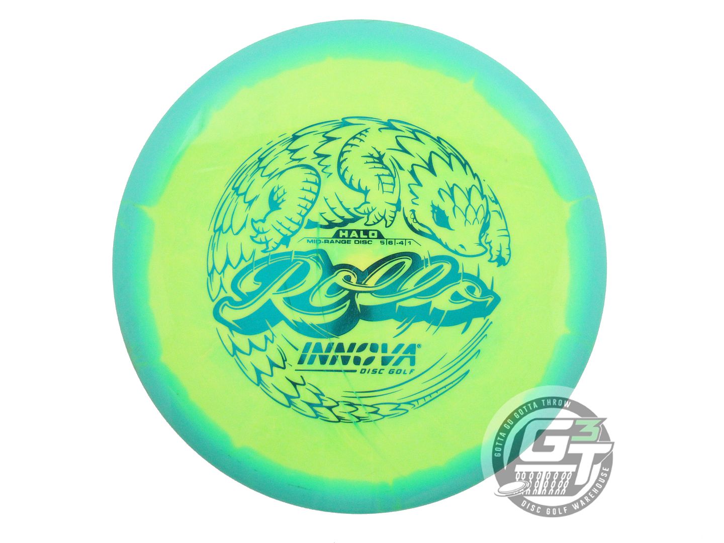 USED Innova Halo Star Rollo 181g Seafoam-Yellow Midrange Golf Disc