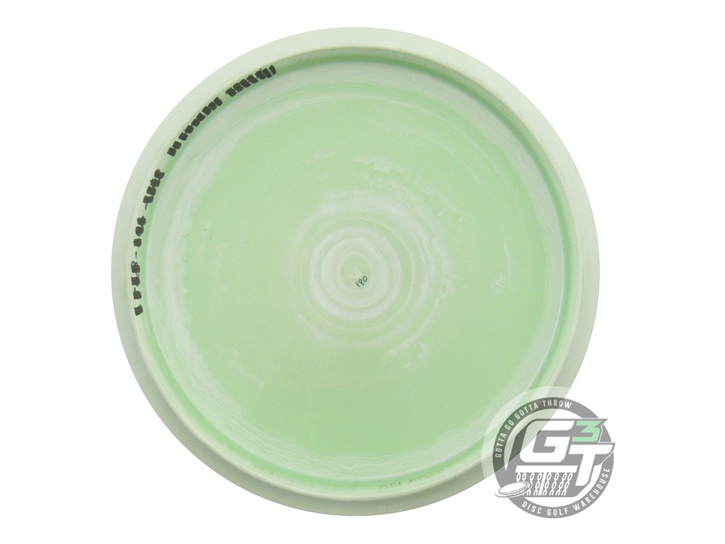 USED Discraft [McBETH] ESP Buzzz 180g Lime-Cream Blue Stamp Midrange Golf Disc