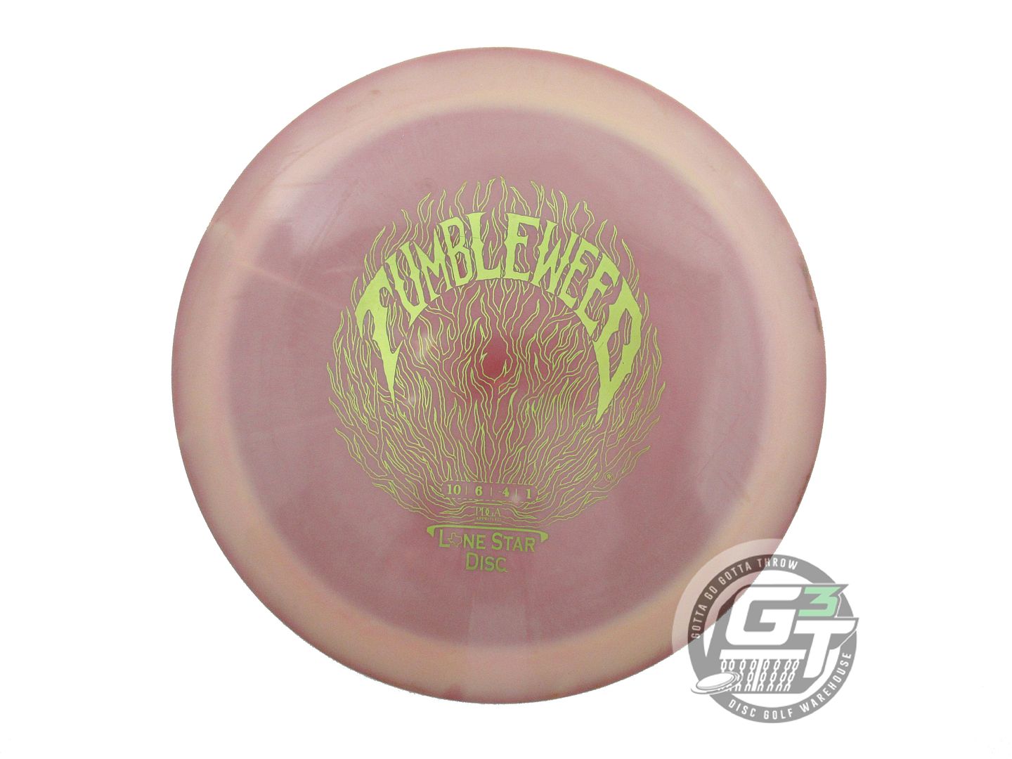USED Lone Star [ARTIST] Bravo Tumbleweed 174g Maroon-Peach Distance Driver Disc