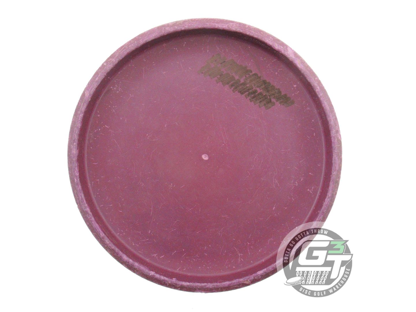 USED Discraft Putter Line Challenger 175g Purple Red Glitter Foil Putter Disc