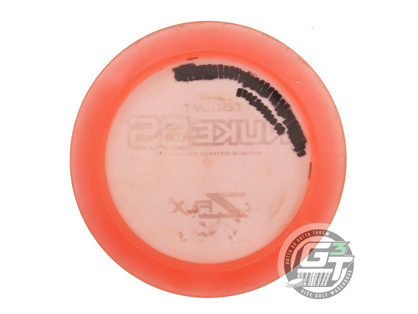 USED Discraft Z FLX Nuke SS 174g Pink Silver Orb Foil Distance Driver Golf Disc