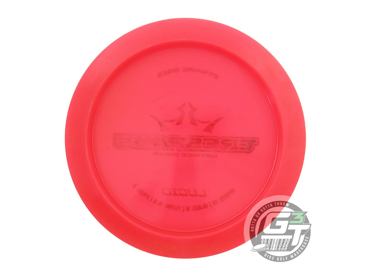 USED Dynamic Discs Lucid Trespass 175g Red Blue Foil Distance Driver Golf Disc