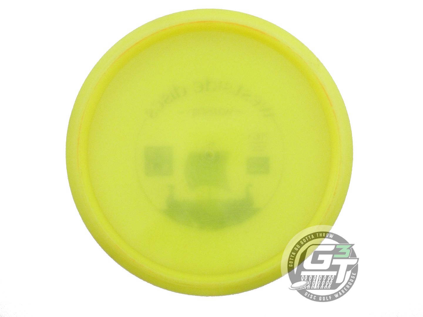 USED Westside Discs VIP Warship 178g Yellow Silver Shatter Midrange Golf Disc