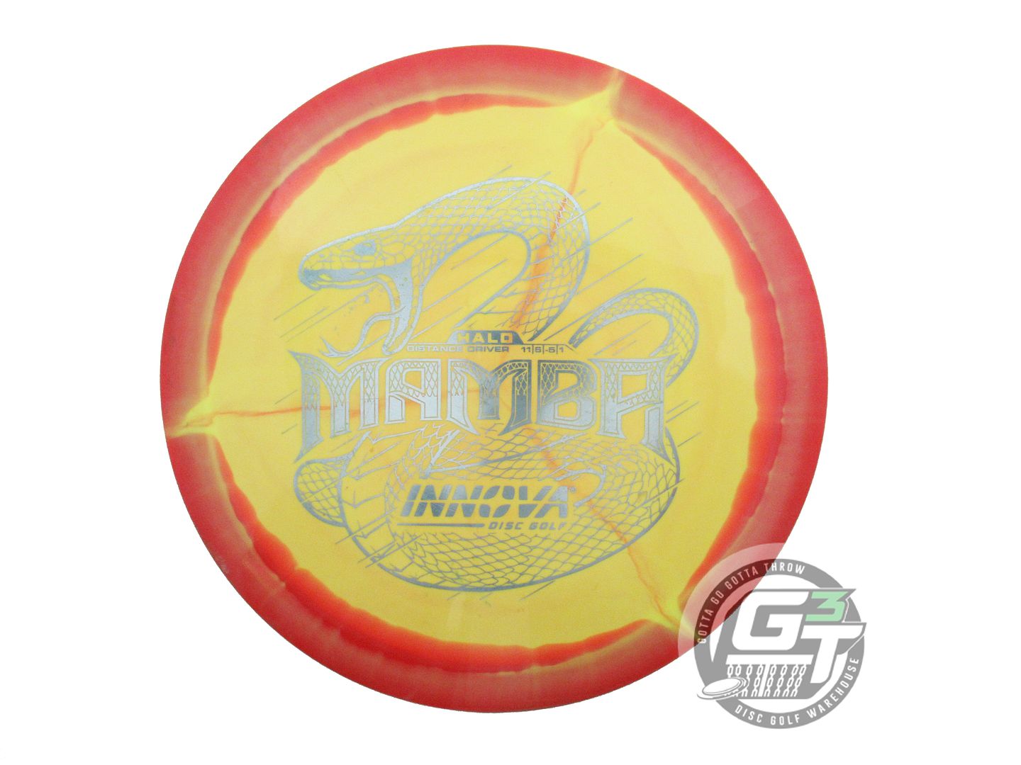 USED Innova Halo Star Mamba 168g Red-Yellow Distance Driver Golf Disc