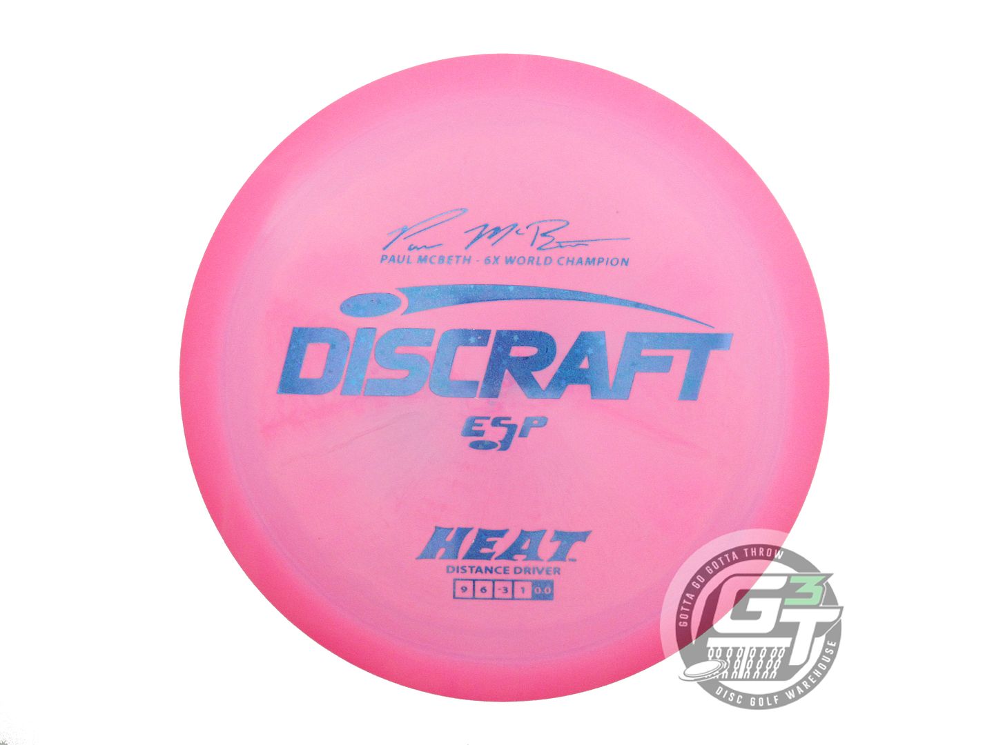 Discraft ESP Heat [Paul McBeth 6X] Distance Driver Golf Disc (Individually Listed) - Gotta Go Gotta Throw