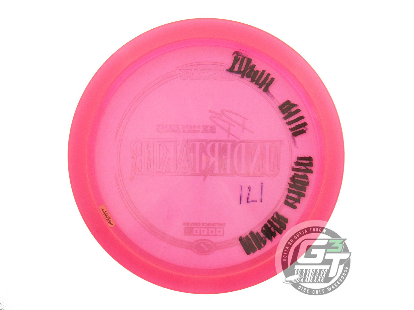 USED Discraft [PIERCE] Z Undertaker 170g Pink Magenta Shatter Foil Driver Disc