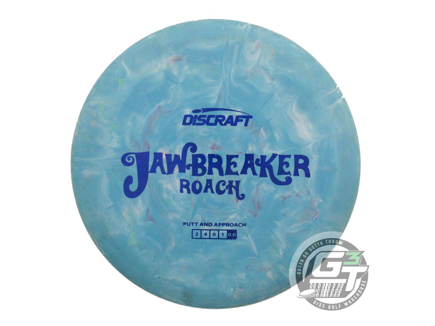 USED Discraft Jawbreaker Roach 174g Teal Blue Shatter Foil Putter Golf Disc