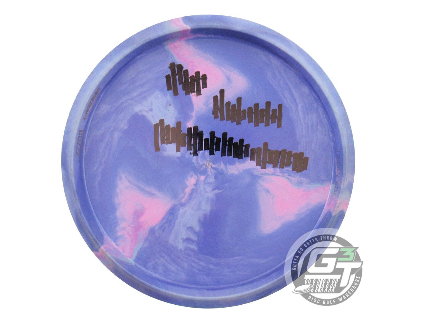 USED Discraft [DICKERSON] Swirl ESP Buzzz 179g Purple-Pink Midrange Golf Disc