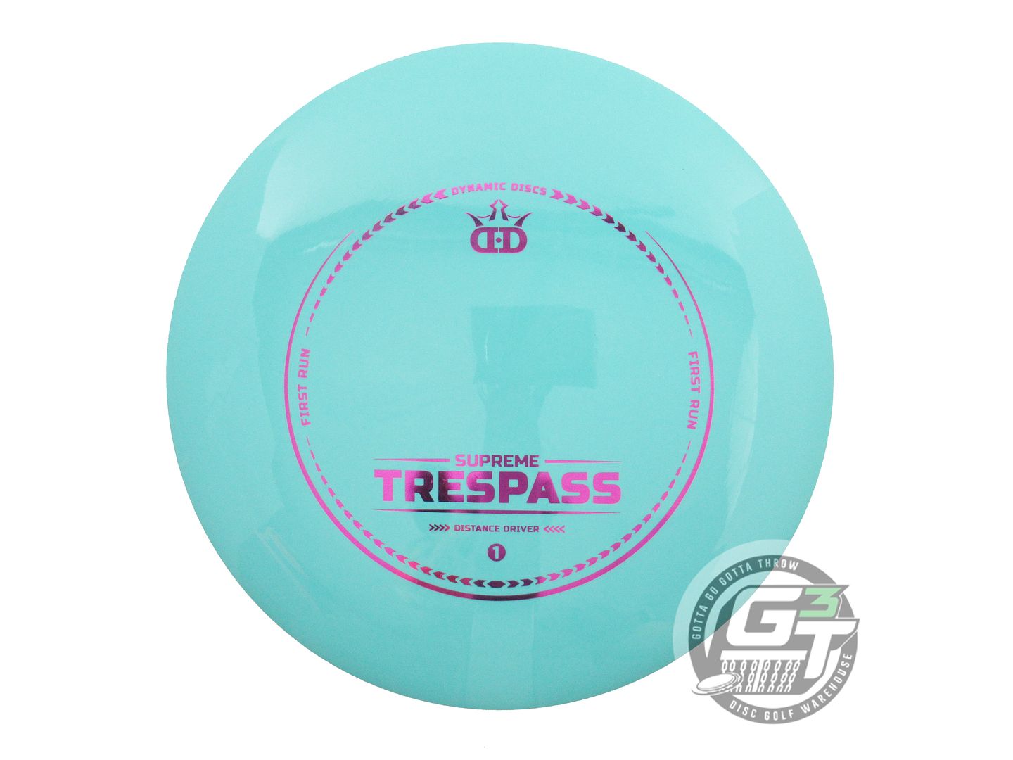 Dynamic Discs First Run Supreme Trespass Distance Driver Golf Disc (Individually Listed)
