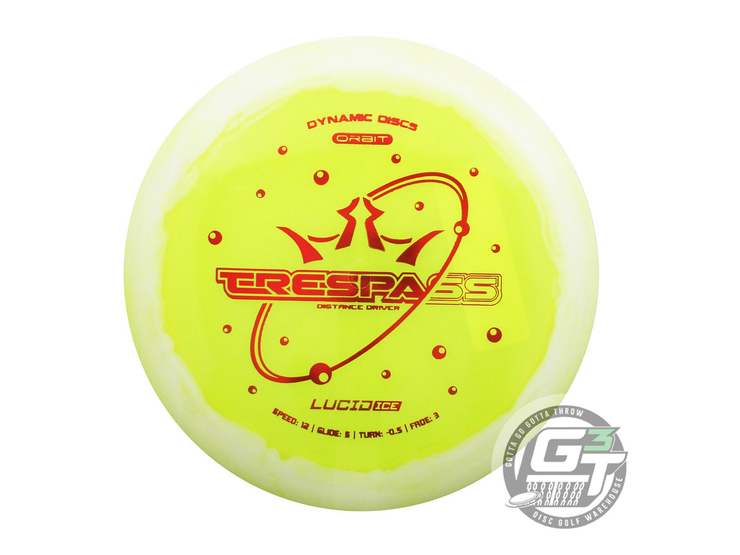 Dynamic Discs Lucid Ice Orbit Trespass Distance Driver Golf Disc (Individually Listed)