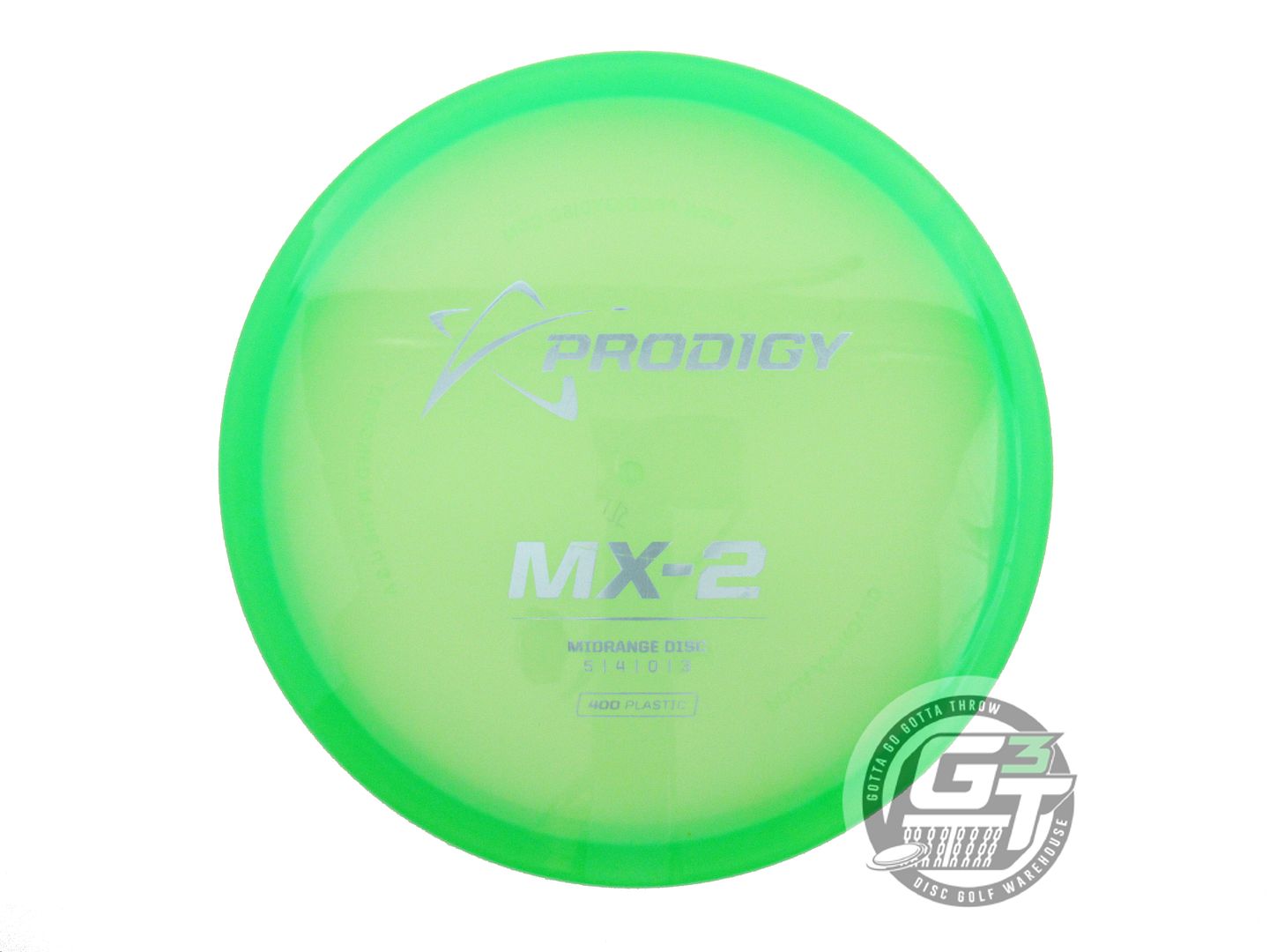 USED Prodigy Discs 400 MX2 175g Green Silver Foil Midrange Golf Disc