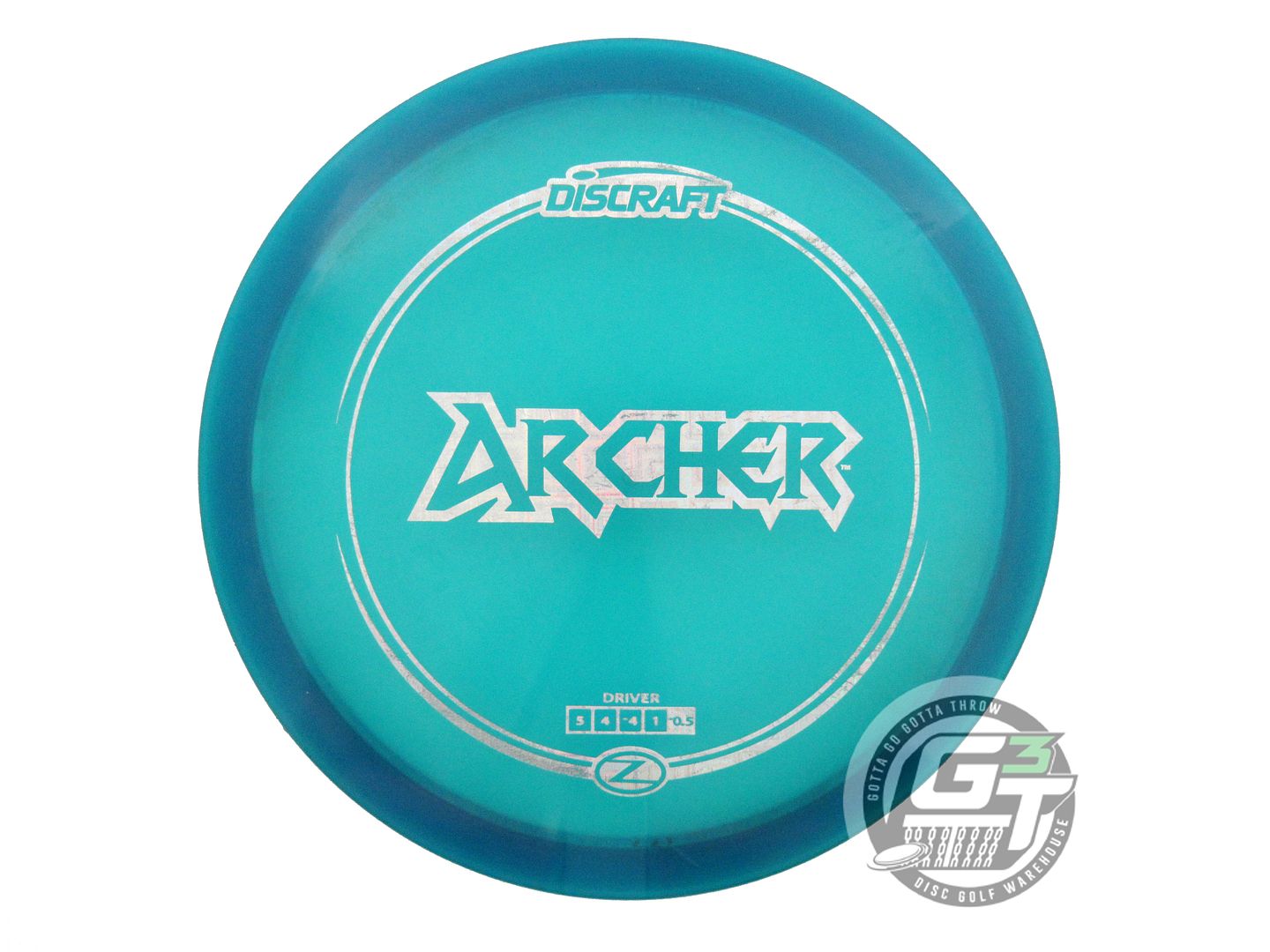 USED Discraft Z Archer 177g Blue Square Holo Foil Fairway Driver Golf Disc