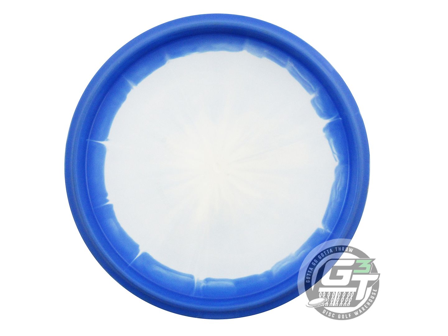 USED Dynamic Discs [10 YEAR] Fuzion Orbit Fugitive 177g Blue-White Midrange Disc