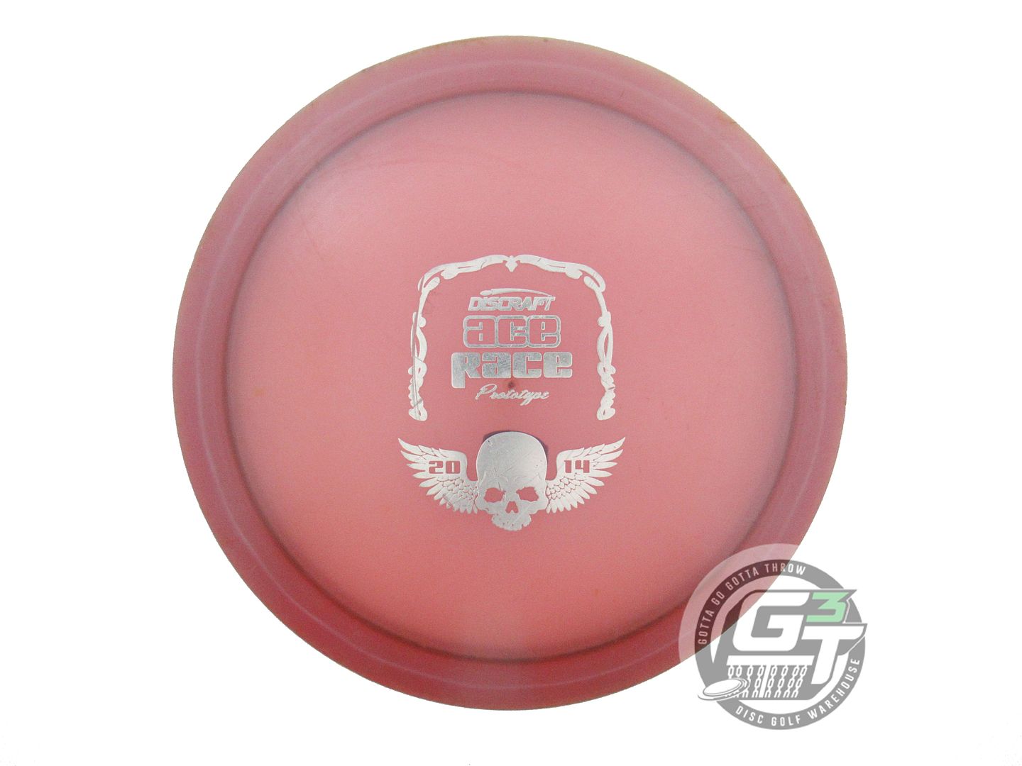 USED Discraft [ACE RACE] Z Heat 172g Dark Pink Silver Foil Distance Driver Disc