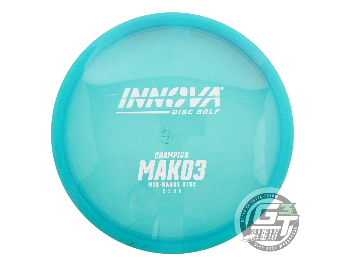 USED Innova Champion Mako3 172g Teal White Stamp Midrange Golf Disc