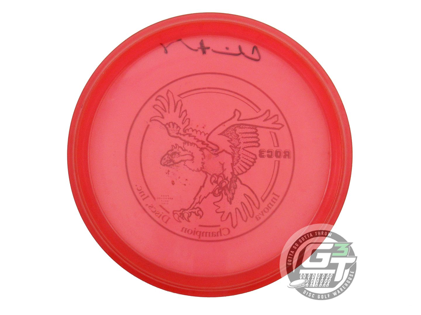 USED Innova [SE] Champion Roc3 168g Red Silver Foil Midrange Golf Disc