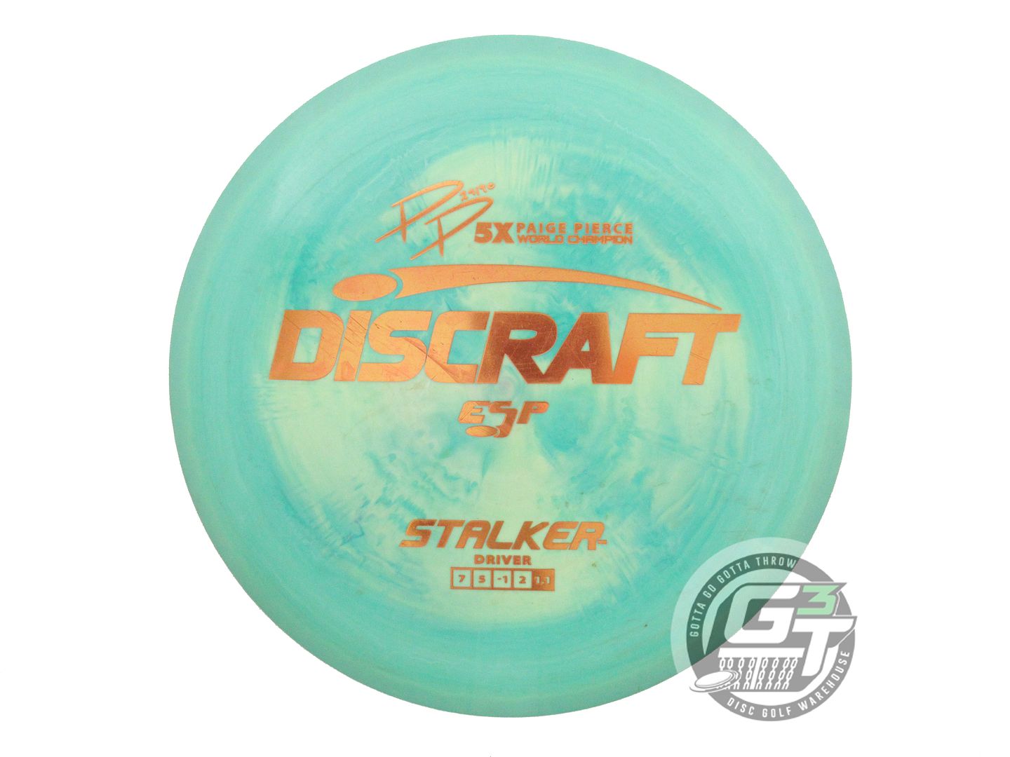 USED Discraft [PIERCE] ESP Stalker 174g Green Copper Foil Fairway Driver Disc