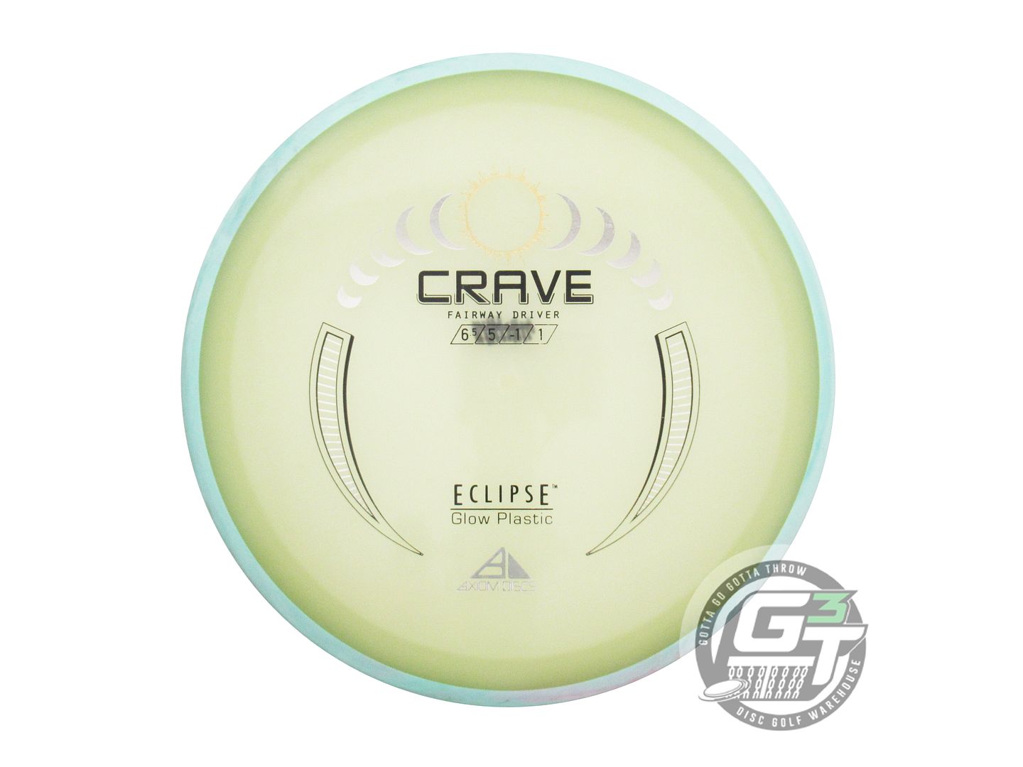 USED Axiom Discs Eclipse Proton Crave 173g Aqua Rim Fairway Driver Golf Disc