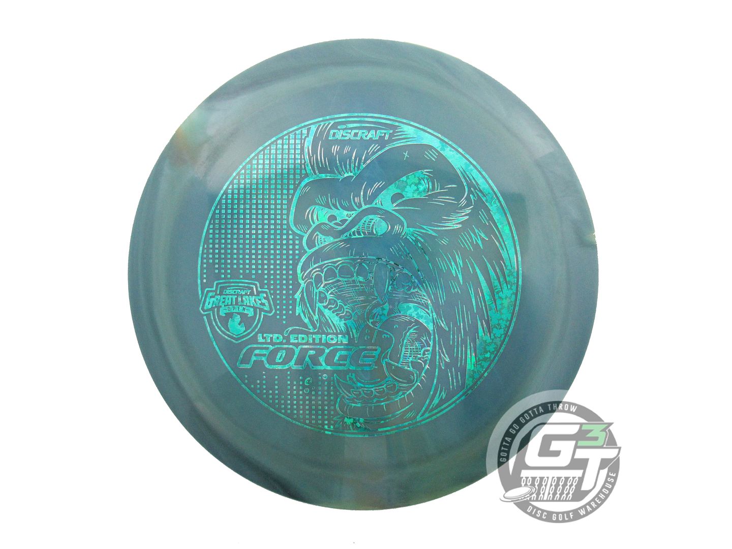 USED Discraft [GREAT LAKES] Z Swirl Force 173g Blue-Green Distance Driver Disc