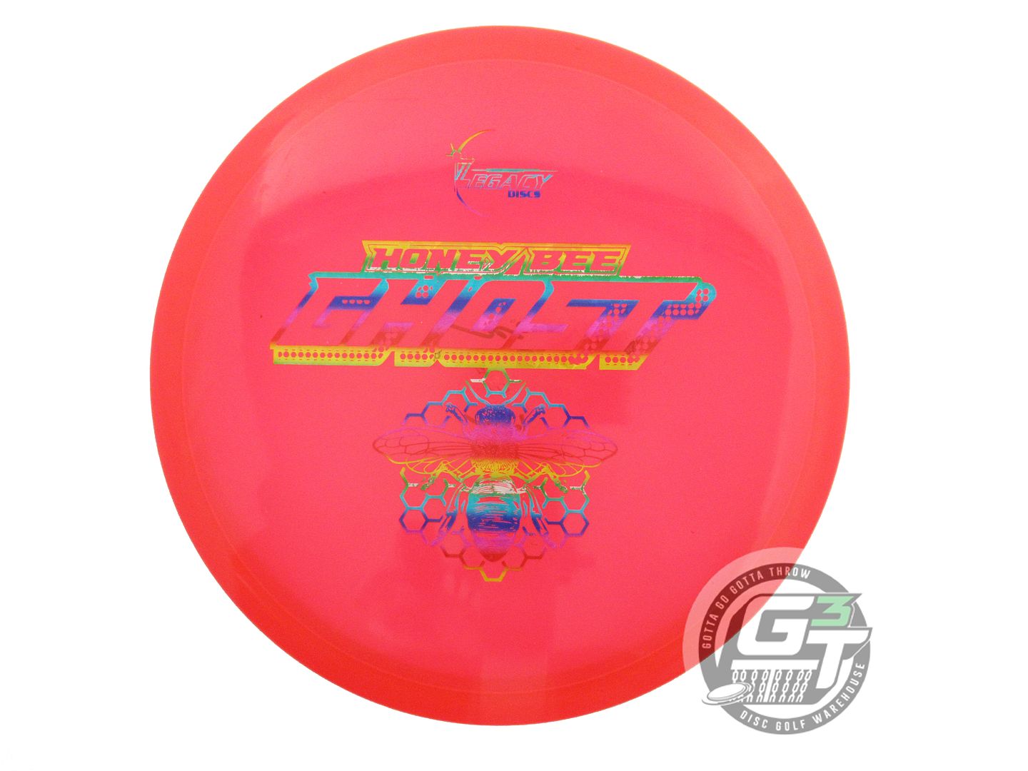 USED Legacy Discs Honey Bee Pinnacle Ghost 177g Red Rainbow Midrange Disc