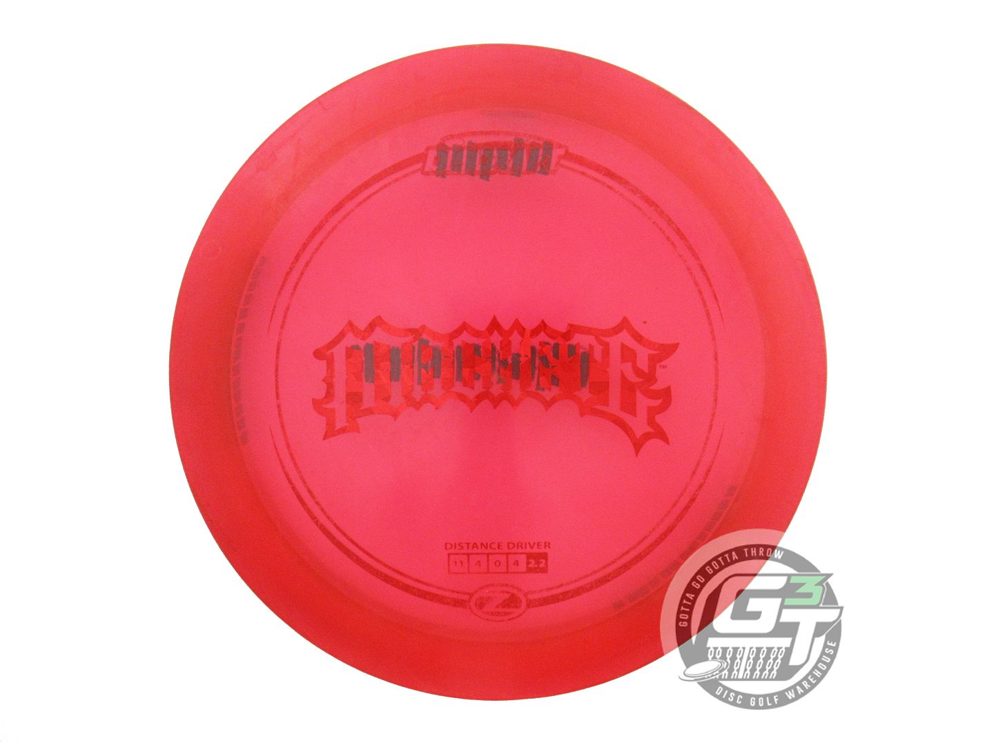 USED Discraft Z Machete 174g Red Red Shatter Foil Distance Driver Golf Disc