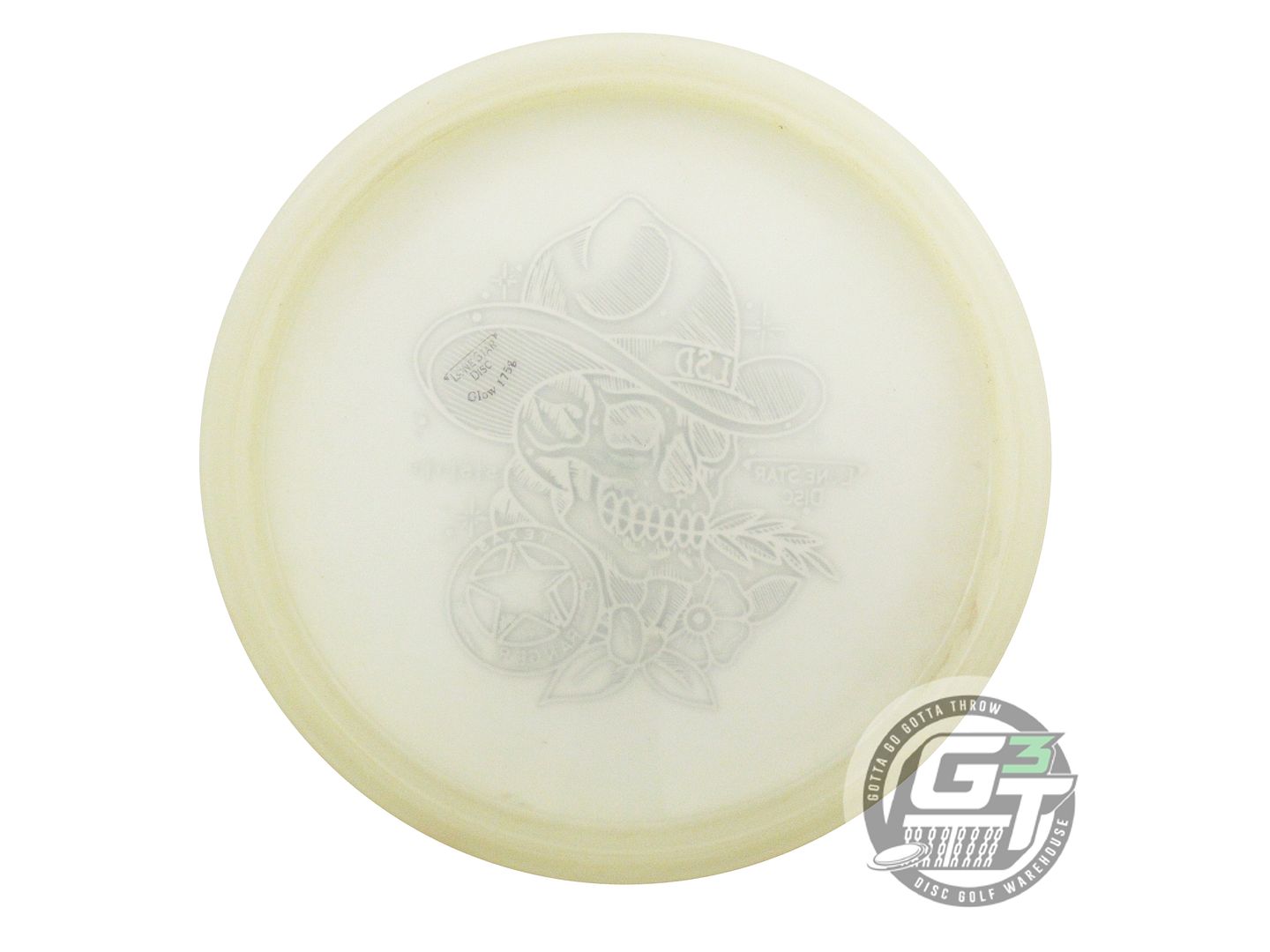 NOS Lone Star [ARTIST] Glow Texas Ranger 175g Blue Foil Midrange Golf Disc