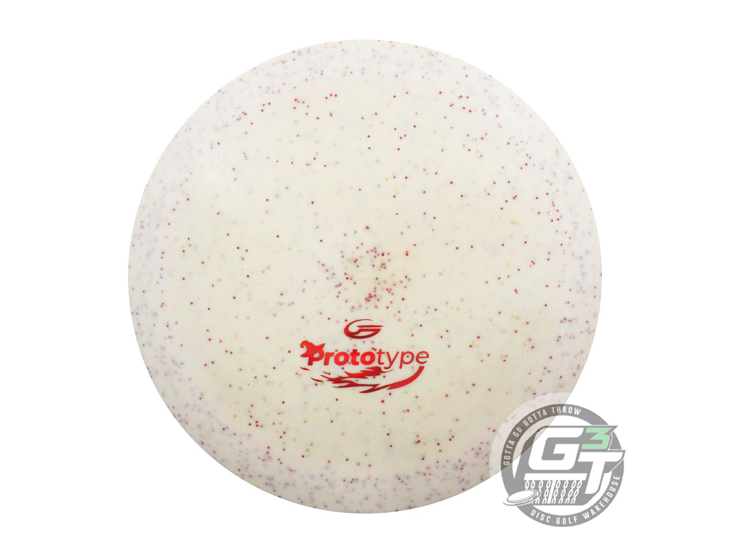 NOS Gateway Diamond Hemp PROTO 125 172g Ivory Red Foil Distance Driver Golf Disc